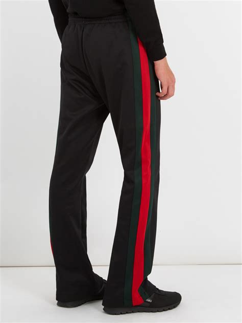 gucci black trackpants|gucci style track pants.